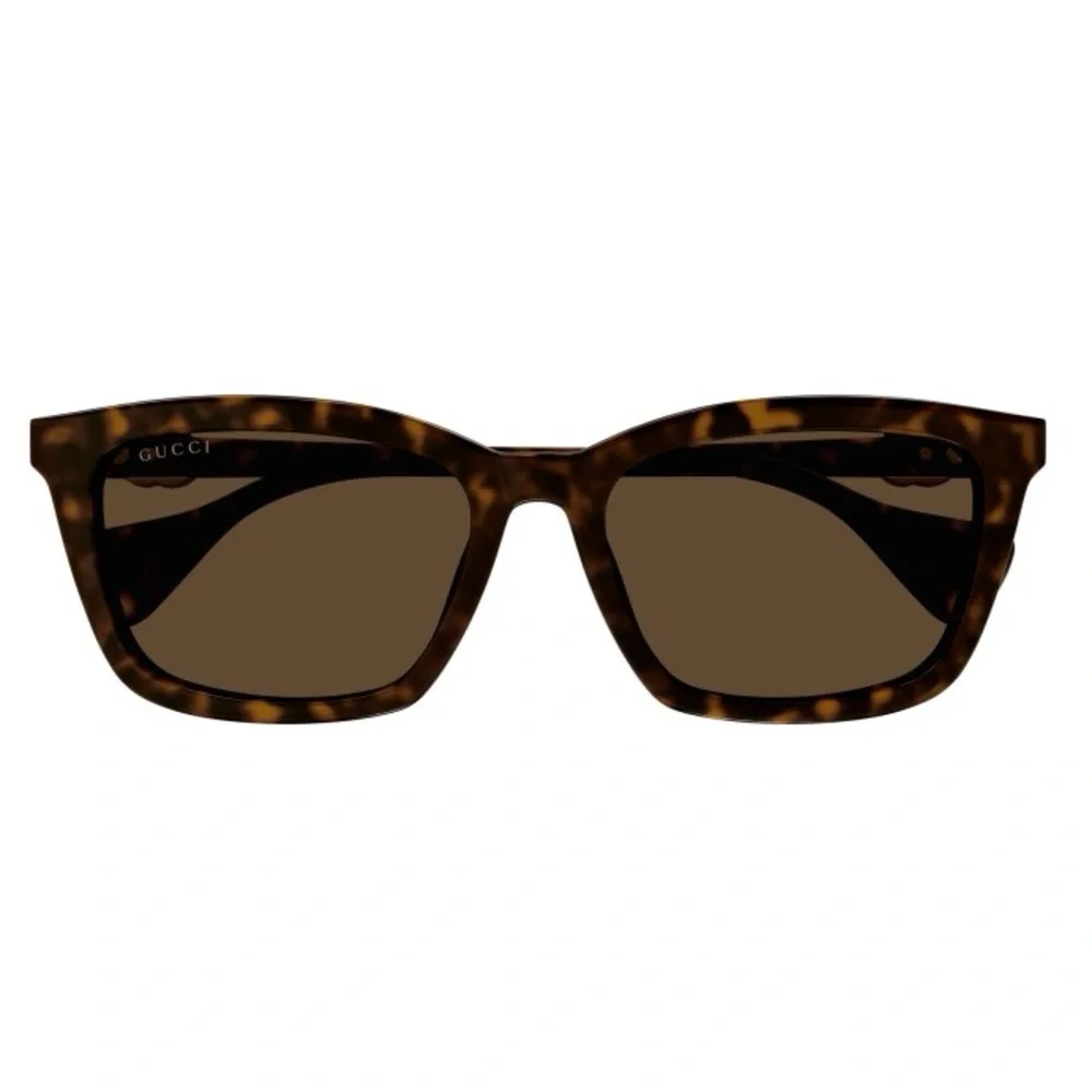 NEW GUCCI SQUARE SUNGLASSES GUCCI GG1596SK 003 HAVANA BROWN EYEWEAR